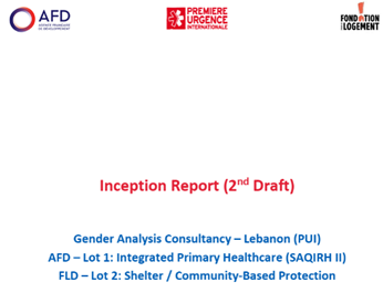  PUI Gender Analysis & GAP Inception Report, 2026